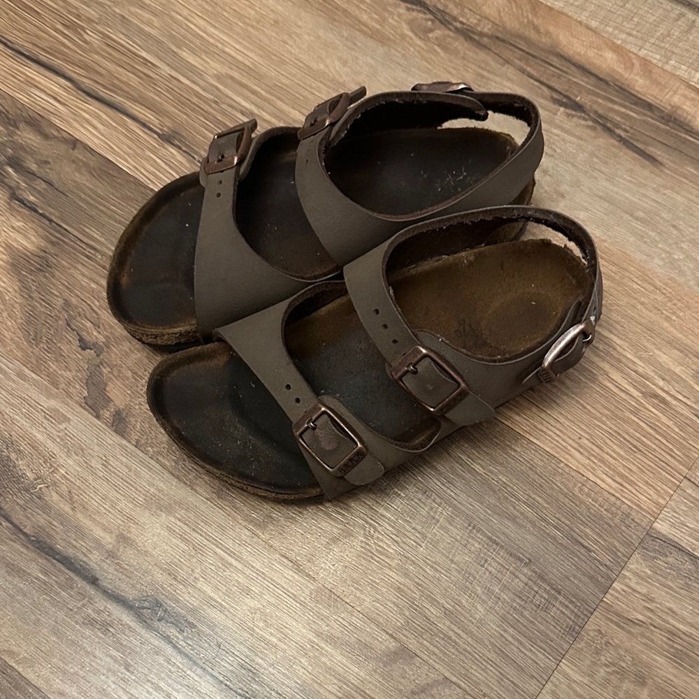 Birkenstock Kids Dark Brown Sandals